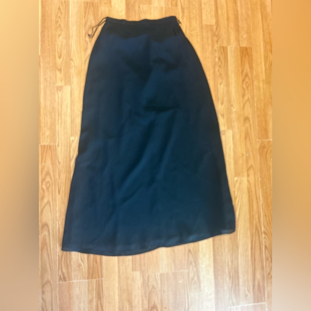 Rhapsody long black maxi dress skirt fully lined